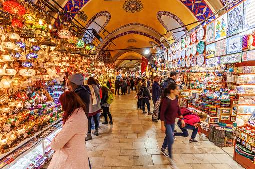 Grand Bazaar markey in Turkey