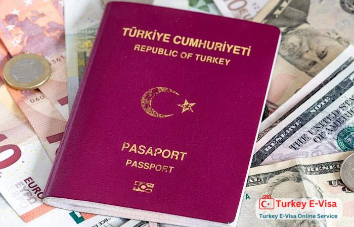 Turkey E-visa cost for US citizens - Passport