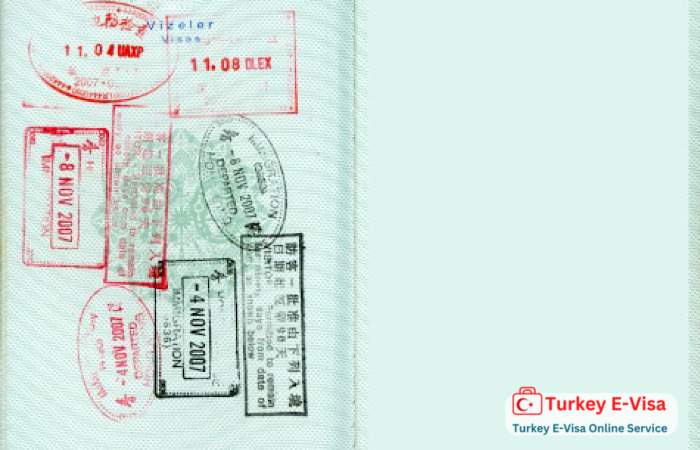 Turkey visa refusal letter - Stamp